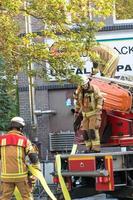 berliner brandkår brandman på jobbet