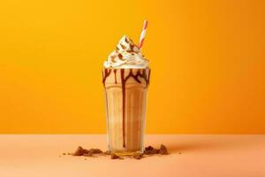 milkshake skapas med generativ al teknologi foto