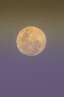 rise , full måne i de himmel, patagonien, argentina foto