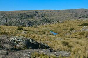 quebrada del condorito nationell parkera landskap, cordoba provins, argentina foto