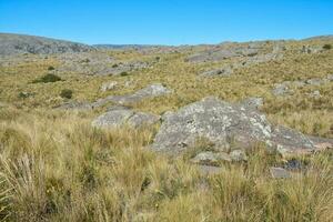 quebrada del condorito nationell parkera landskap, cordoba provins, argentina foto