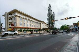 da lat, viet nam - 3 juni 2023 du parc hotell dalat. ett av de äldsta och mest skön hotell i de da lat stad. foto