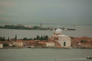 Venedig, en förhäxande stad i Italien, full av historia och medeltida arkitektur. foto
