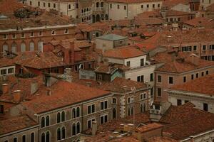 Venedig, en förhäxande stad i Italien, full av historia och medeltida arkitektur. foto