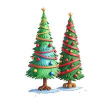 årgång jul träd med gåvor begrepp foto