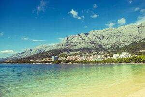 makarska kroatien stadsbild foto