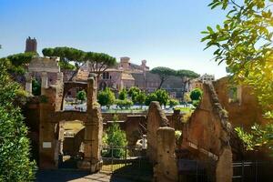 roman forum, Italien foto