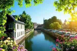 Strasbourg i sommar foto