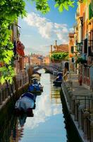 venetian kanal Italien foto