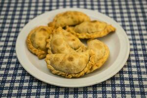 traditionell argentine kök, empanadas foto