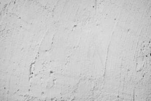 gammal ljus vit betong vägg i svart och vit Färg, cement vägg, bruten vägg, bakgrund textur foto