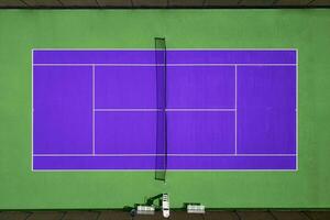 tennis hardcourt från ovan foto