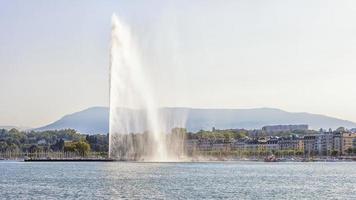 Genèves stad på dagtid foto