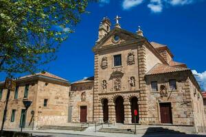 kyrka av st paul av salamanca byggd i de 17:e århundrade och invigd på juli 15:e 1667 foto