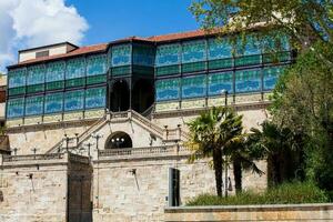 de känd casa lis en en museum belägen i de gammal walled stad av salamanca också känd som museo konst nouveau och konst deco foto