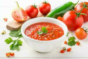 tomat soppa. generera ai foto