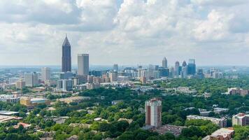 stadens centrum och midtown atlanta, georgien foto