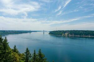 tacoma narrows och punkt trots i juni 2023 foto