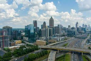 de stadens centrum atlanta, georgien horisont foto