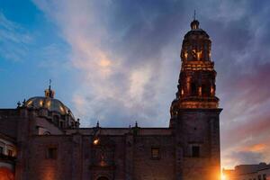 Mexiko, katolik katedral vår lady av antagande av zacatecas i zacatecas historisk stad Centrum foto