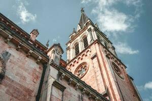 basilika de santa maria la verklig de covadonga, asturien, Spanien. 2023 foto