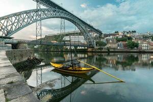 ponte luis jag bro på Porto, portugal. juni 20 2023. foto