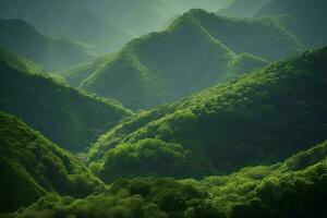 vild natur se moln. generera ai foto