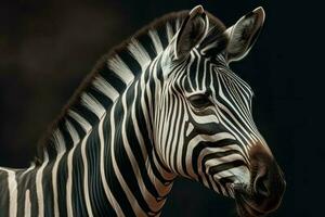 zebra djur. generera ai foto