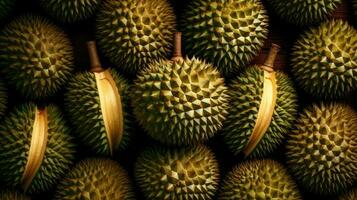 Durian frukt bakgrund ai genererad foto