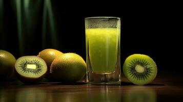 kiwi juice ai genererad foto