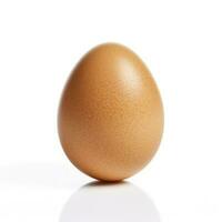 kyckling ägg isolerat på vit bakgrund ai genererad foto