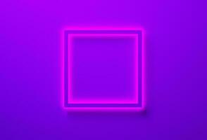 abstrakt hexagonal form och ljus på violett bakgrund. 3d illustration. 3d tolkning foto