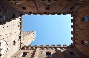 slottbyggnad i pergola, provinsen siena foto