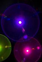 flerfärgad cirkel ljus foto