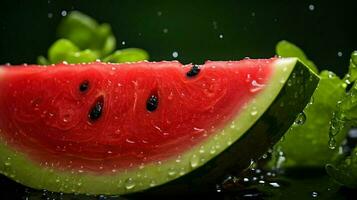 frukter, mat, frukt sallad bakgrund foto