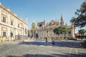 Sevilla stad på dagtid, Spanien foto