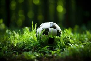 fotboll bakgrund, generativ ai foto