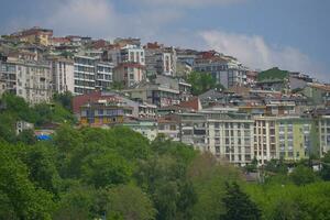 istanbul gammal stad tak. antenn se. foto