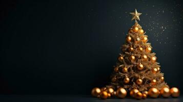 minimalistisk bakgrund med jul träd foto