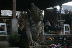 en unik staty i bali - stock Foto