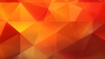 ai generativ ljus gyllene gul orange röd abstrakt bakgrund för design geometrisk form trianglar kvadrater diagonal rader Färg lutning 3d effekt modern trogen minimal webb baner foto