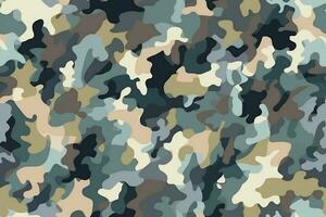 kamouflage sömlös mönster. ai generativ foto