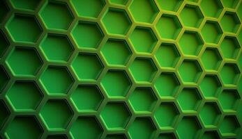geometrisk form abstrakt grön bakgrund. ai generativ foto