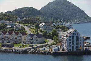 vacker utsikt över Ålesund, Norge foto