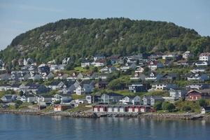 vacker utsikt över Ålesund, Norge foto