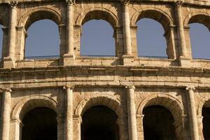 konstruktiv detaljer av de colosseum foto