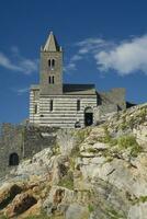 kyrka av portovenere liguria foto