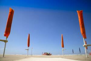 viareggio de strand i höst foto