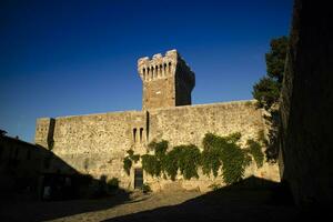 fotografisk dokumentation av de slott av populonia tuscany Italien foto