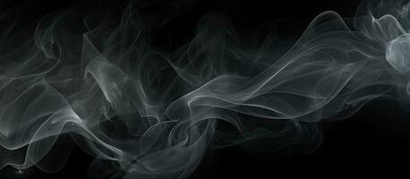 dimmig naturlig mönster på svart bakgrund liknar abstrakt rök foto